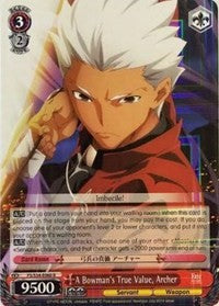 A Bowman's True Value, Archer (FS/S34-E060 R) [Fate/Stay Night [Unlimited Blade Works]] | Cracking-Singles