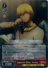 Supreme Wine, Archer (FZ/S17-E060S SR) [Fate/Zero] | Cracking-Singles