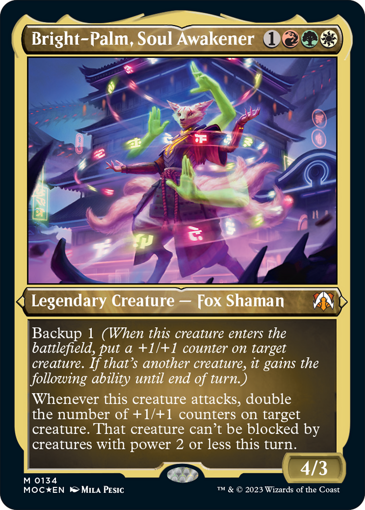 Bright-Palm, Soul Awakener (Display Commander) [March of the Machine Commander] | Cracking-Singles