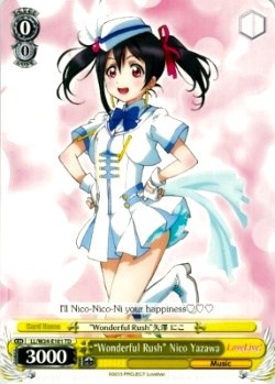 "Wonderful Rush" Nico Yazawa (LL/W24-E101 TD) [Love Live!] | Cracking-Singles