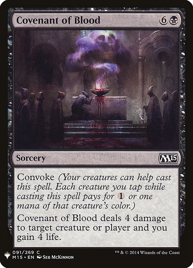 Covenant of Blood [Mystery Booster] | Cracking-Singles