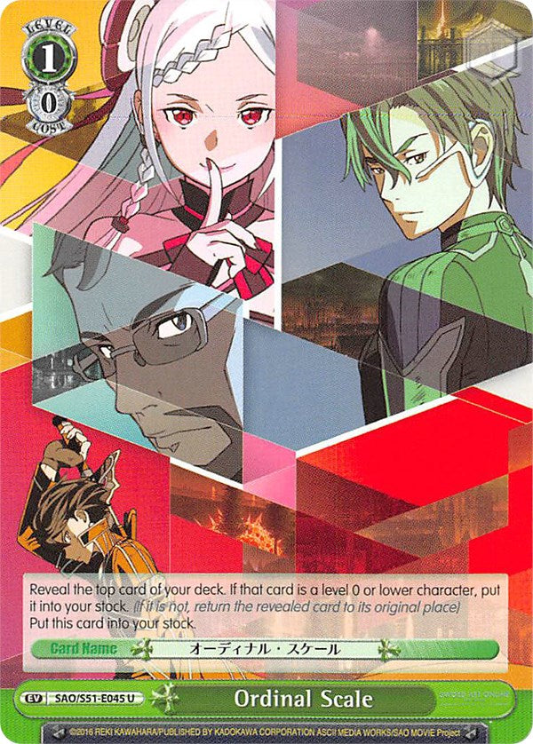 Ordinal Scale (SAO/S51-E045 U) [Sword Art Online The Movie: -Ordinal Scale-] | Cracking-Singles
