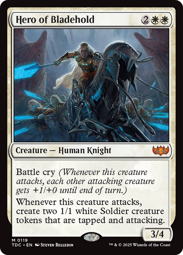 Hero of Bladehold [Tarkir: Dragonstorm Commander] | Cracking-Singles