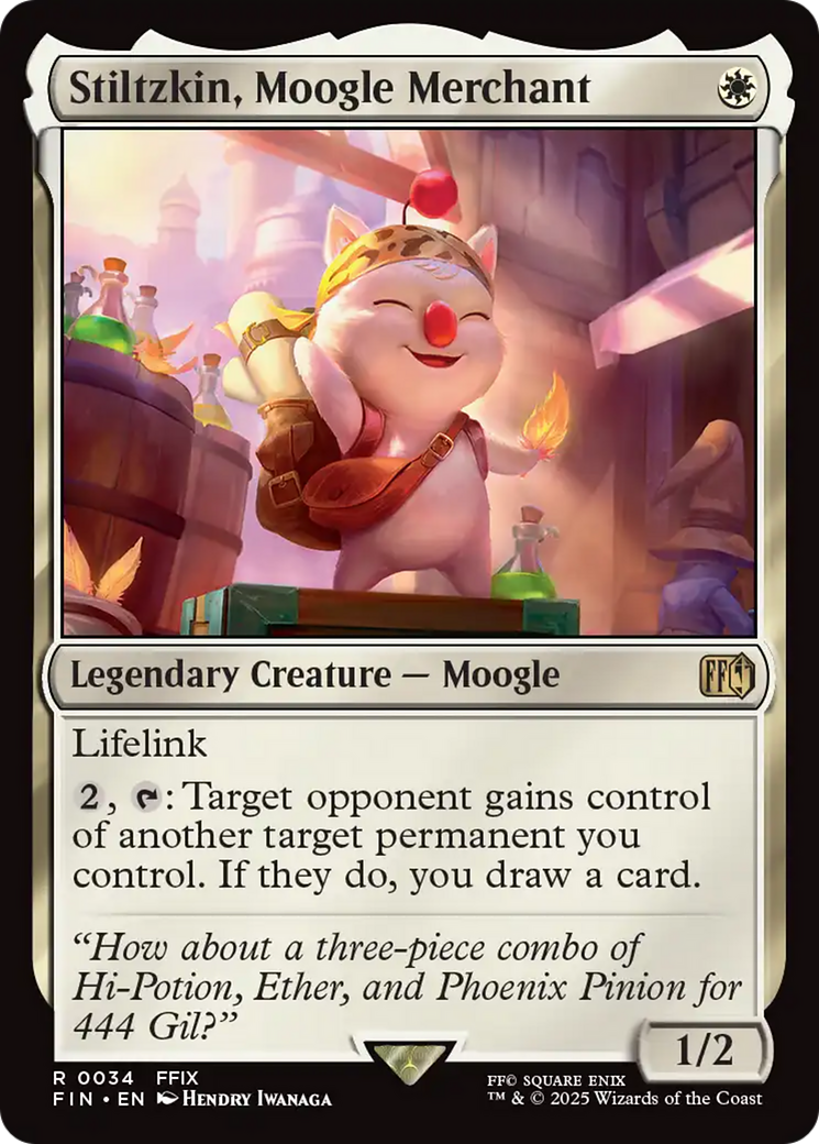 Stiltzkin, Moogle Merchant [FINAL FANTASY] | Cracking-Singles