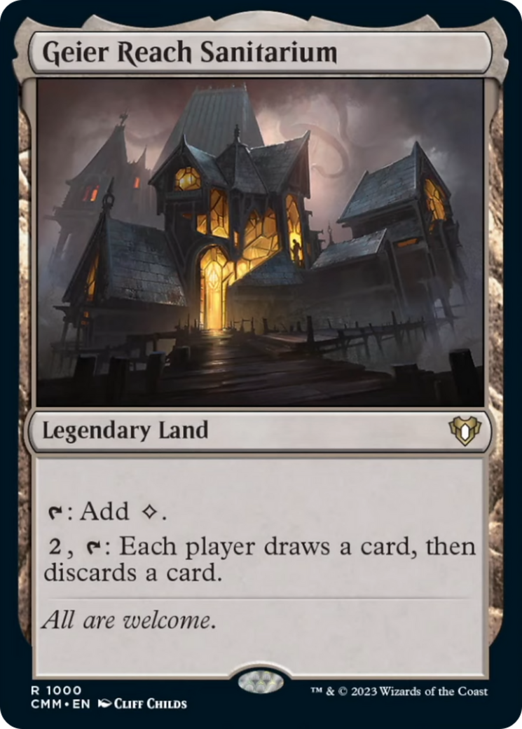 Geier Reach Sanitarium [Commander Masters] | Cracking-Singles