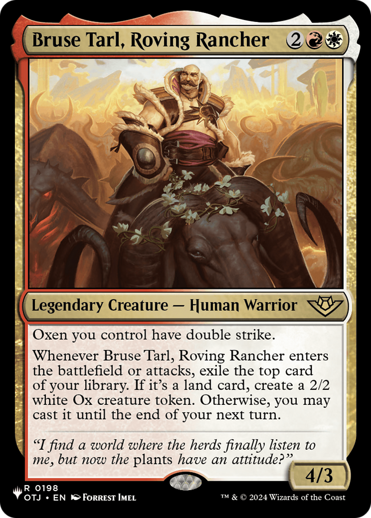 Bruse Tarl, Roving Rancher (OTJ) [The List] | Cracking-Singles
