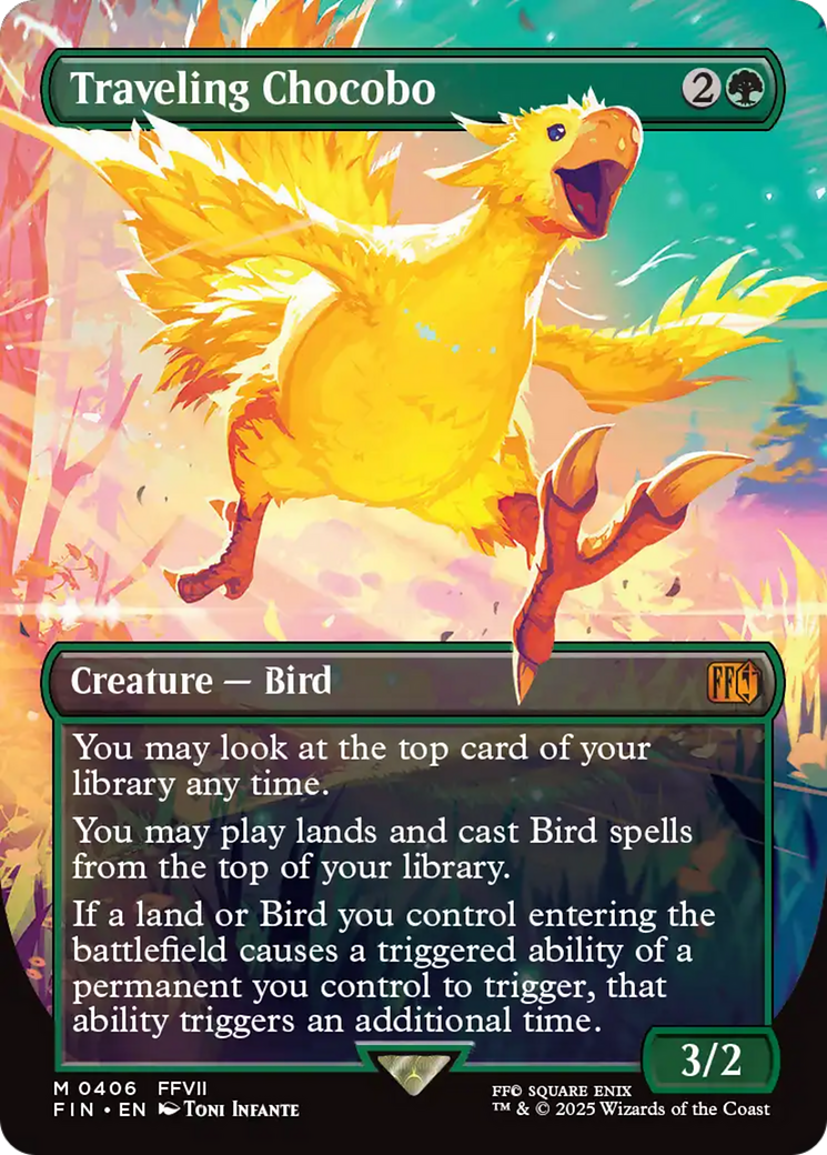 Traveling Chocobo (Borderless) [FINAL FANTASY] | Cracking-Singles