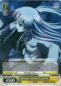 Kanade's Reason for Battle (AB/W31-E021 U) [Angel Beats! Re:Edit] | Cracking-Singles