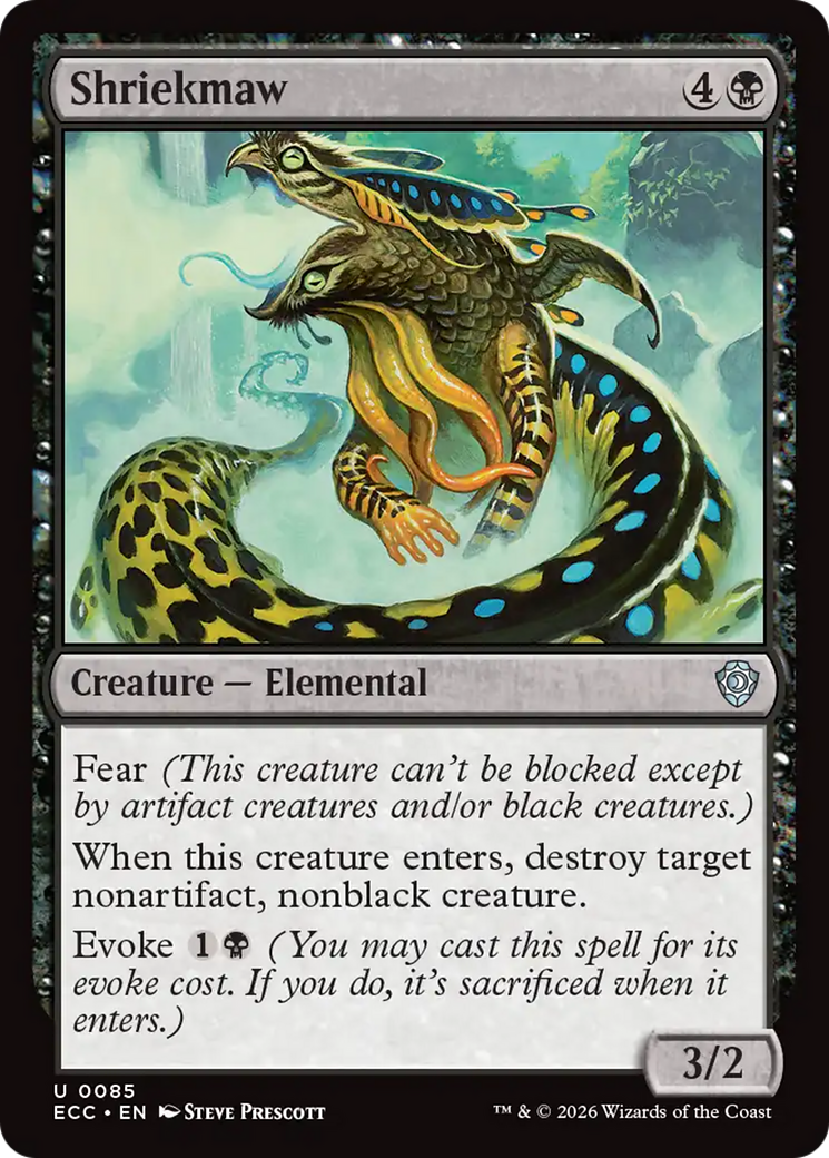 Shriekmaw [Lorwyn Eclipsed Commander] | Cracking-Singles