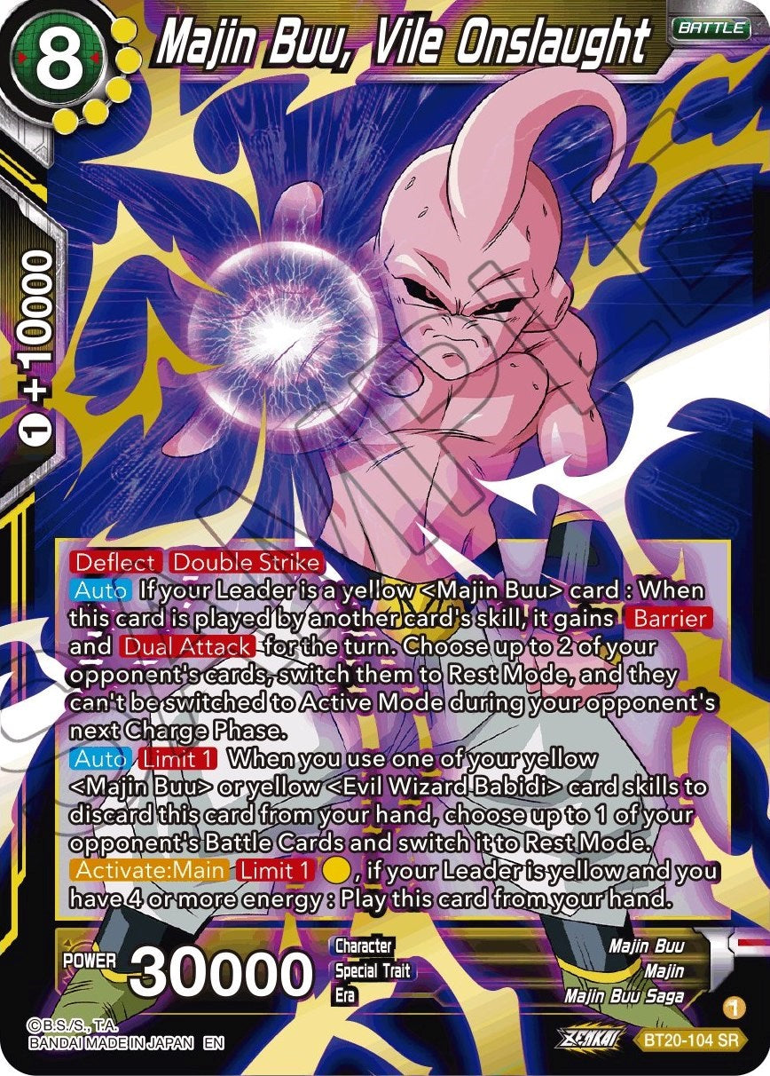Majin Buu, Vile Onslaught (BT20-104) [Power Absorbed] | Cracking-Singles