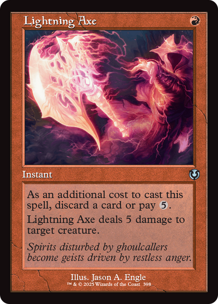 Lightning Axe (Retro Frame) [Innistrad Remastered] | Cracking-Singles