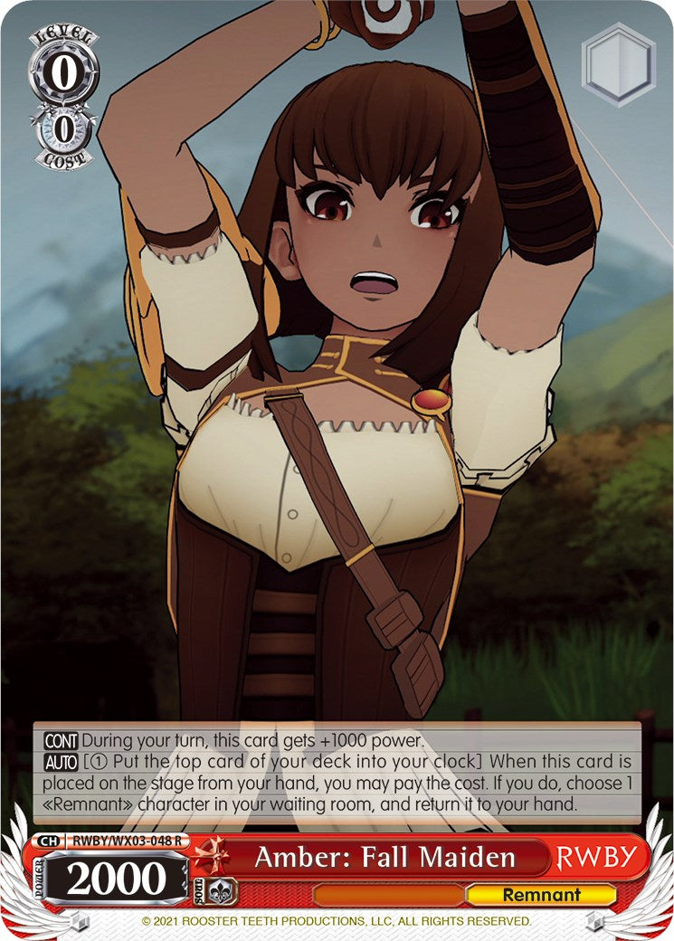 Amber: Fall Maiden (RWBY/WX03-048 R) [RWBY] | Cracking-Singles
