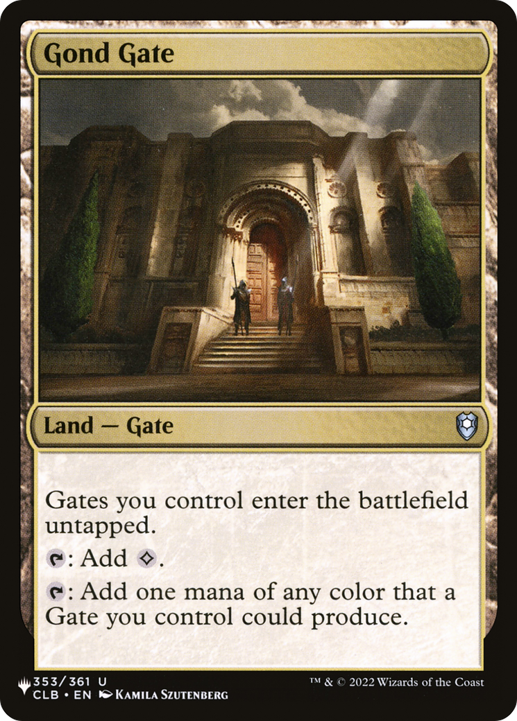 Gond Gate [The List] | Cracking-Singles