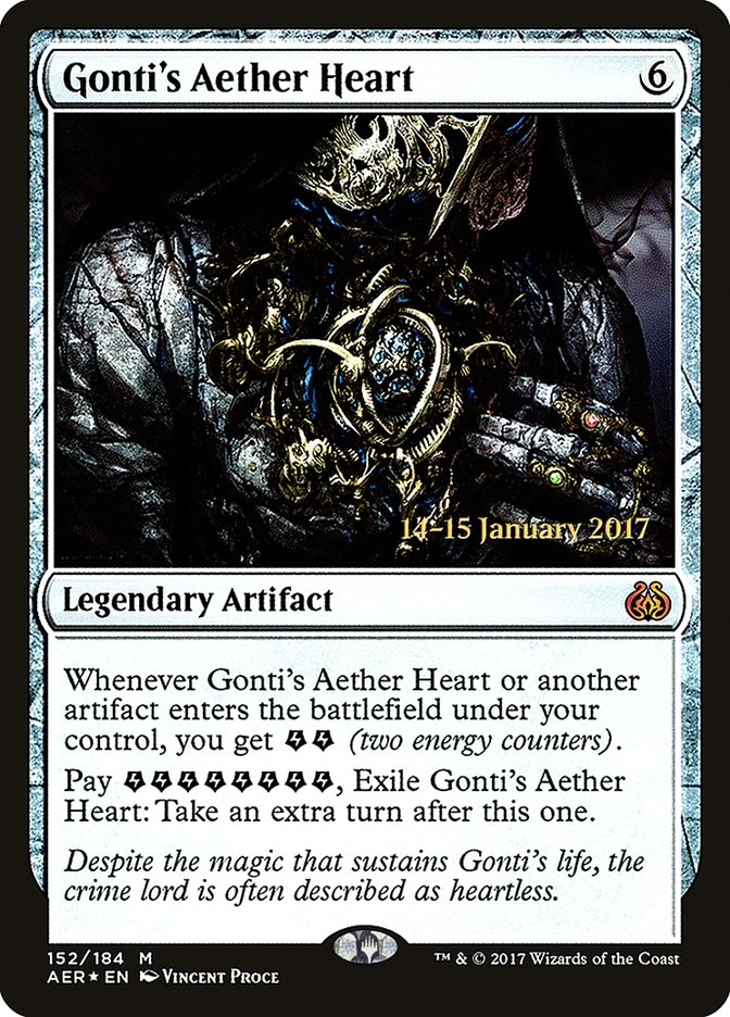 Gonti's Aether Heart [Aether Revolt Prerelease Promos] | Cracking-Singles