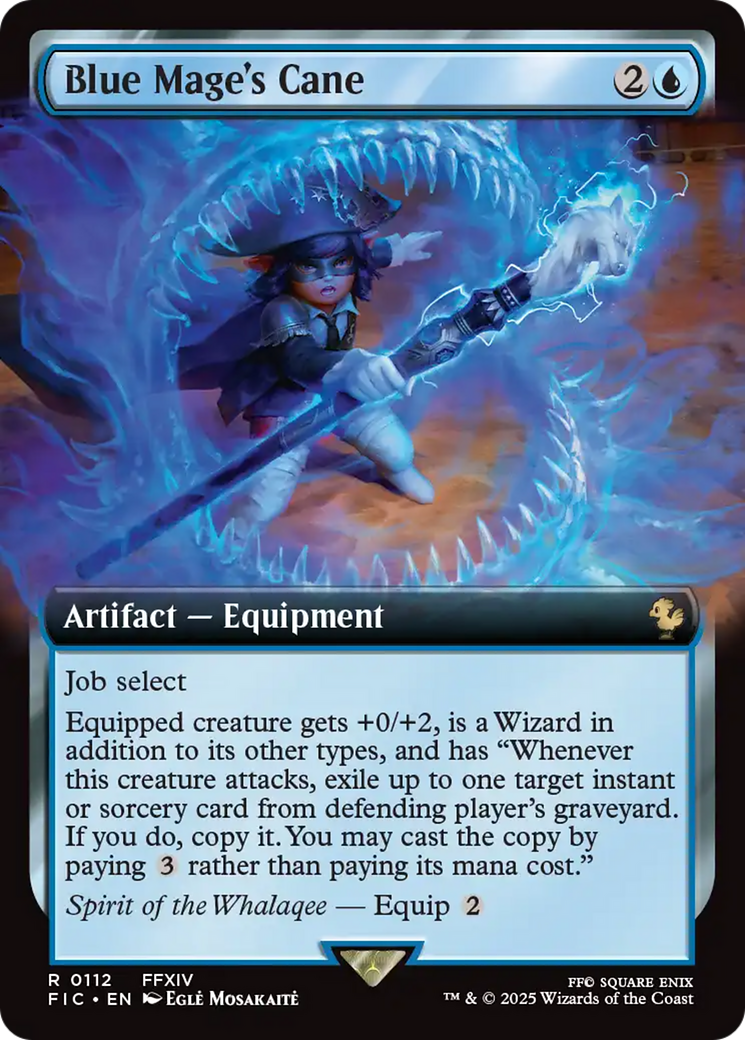 Blue Mage's Cane (Extended Art) [FINAL FANTASY Commander] | Cracking-Singles