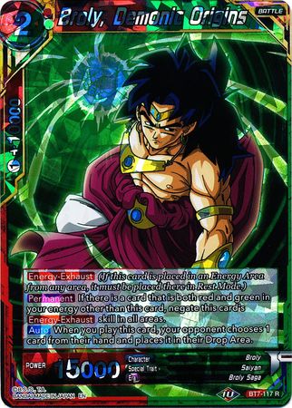Broly, Demonic Origins (BT7-117) [Assault of the Saiyans] | Cracking-Singles
