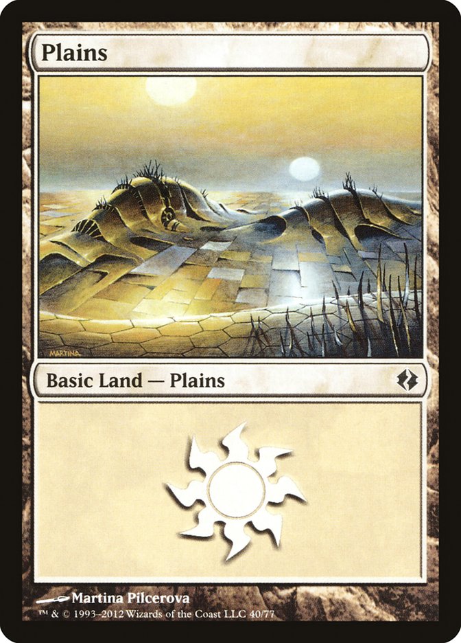 Plains (40) [Duel Decks: Venser vs. Koth] | Cracking-Singles