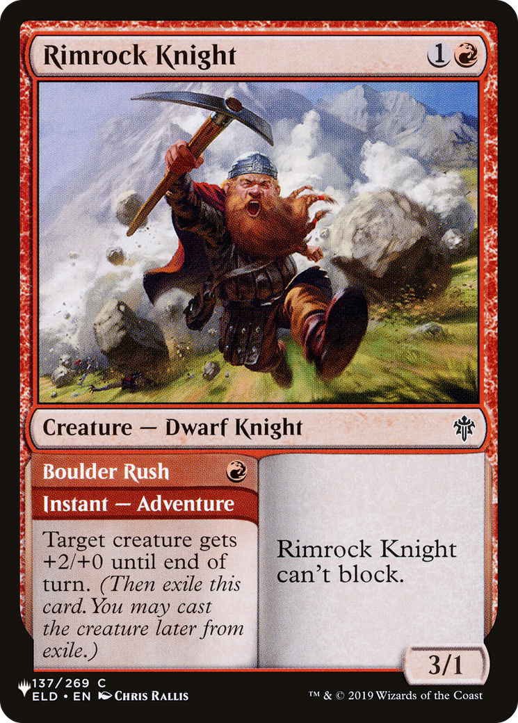 Rimrock Knight [The List] | Cracking-Singles