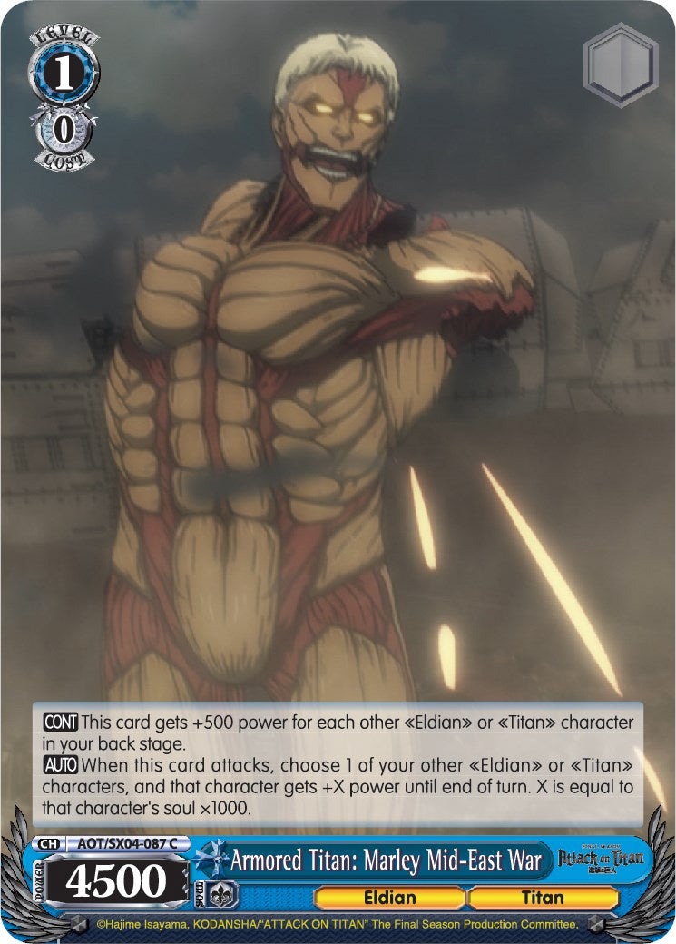 Armored Titan: Marley Mid-East War [Attack On Titan: Final Season] | Cracking-Singles