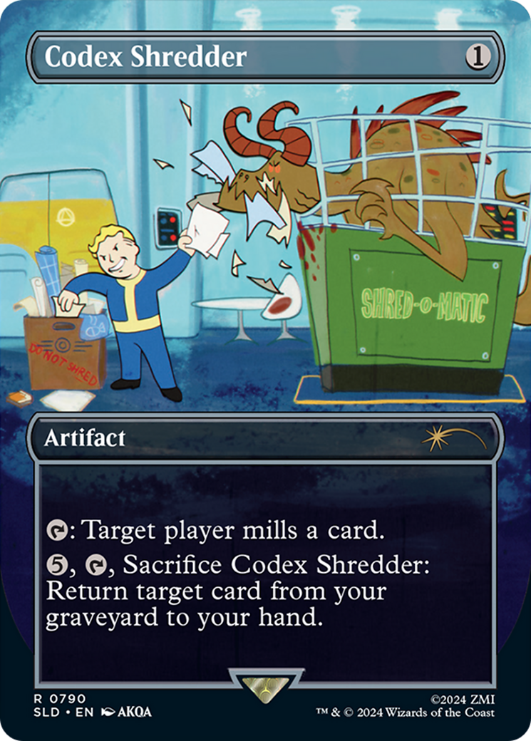 Codex Shredder (Rainbow Foil) [Secret Lair Drop Series] | Cracking-Singles