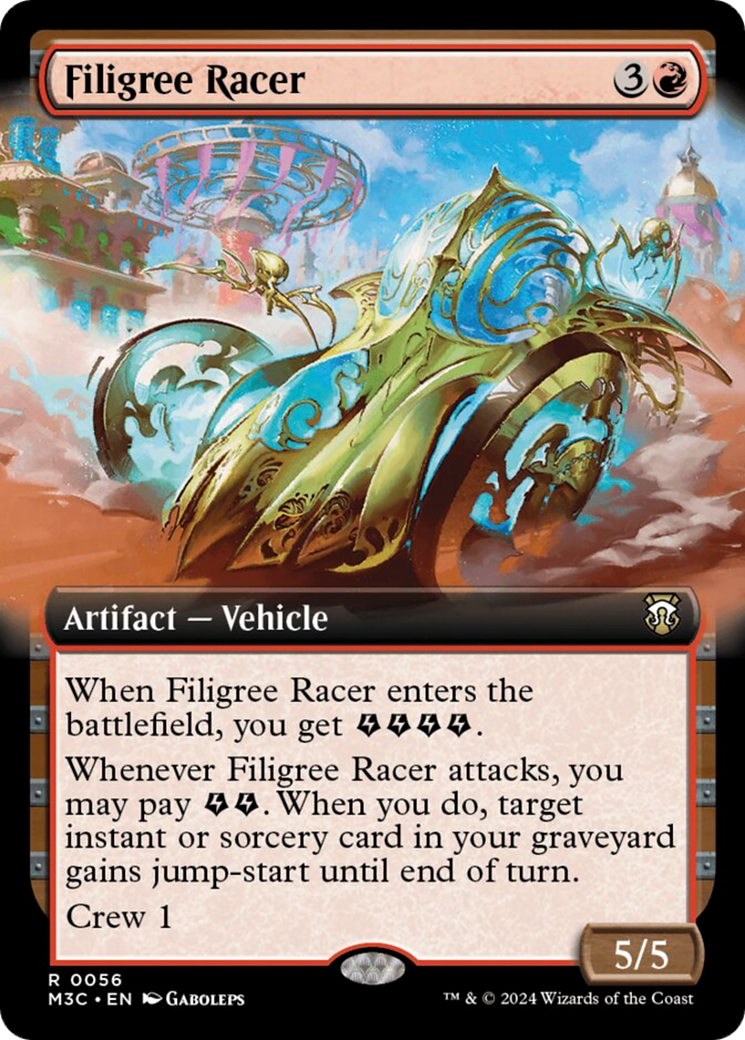 Filigree Racer (Extended Art) [Modern Horizons 3 Commander] | Cracking-Singles