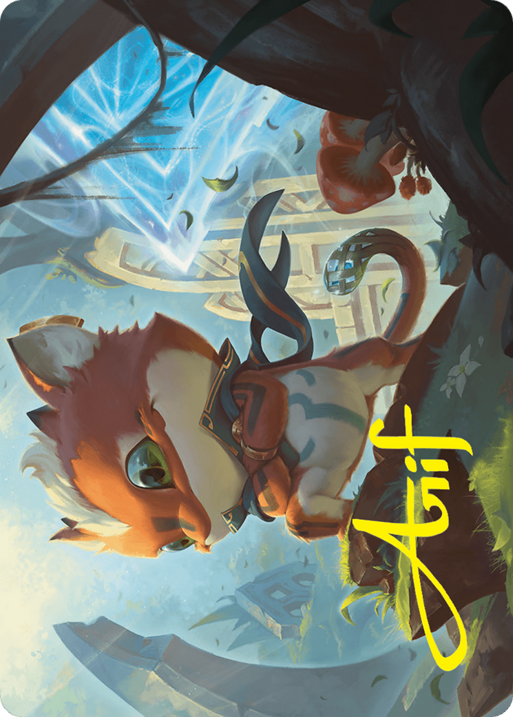 Loot, Exuberant Explorer Art Card (12/54) (Gold-Stamped Signature) [Foundations Art Series] | Cracking-Singles