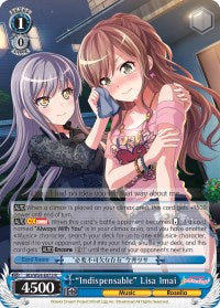 "Indispensable" Lisa Imai (BD/W54-E073 R) [BanG Dream! Girls Band Party!] | Cracking-Singles