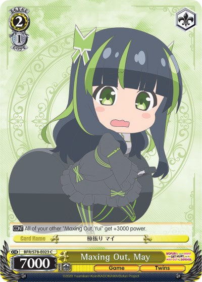 Maxing Out, May (BFR/S78-E023 C) [BOFURI: I Don't Want to Get Hurt, so I'll Max Out My Defense] | Cracking-Singles