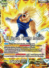 Vegeta // SS Vegeta, Fighting Instincts (Starter Deck Exclusive) (SD22-01) [Power Absorbed] | Cracking-Singles