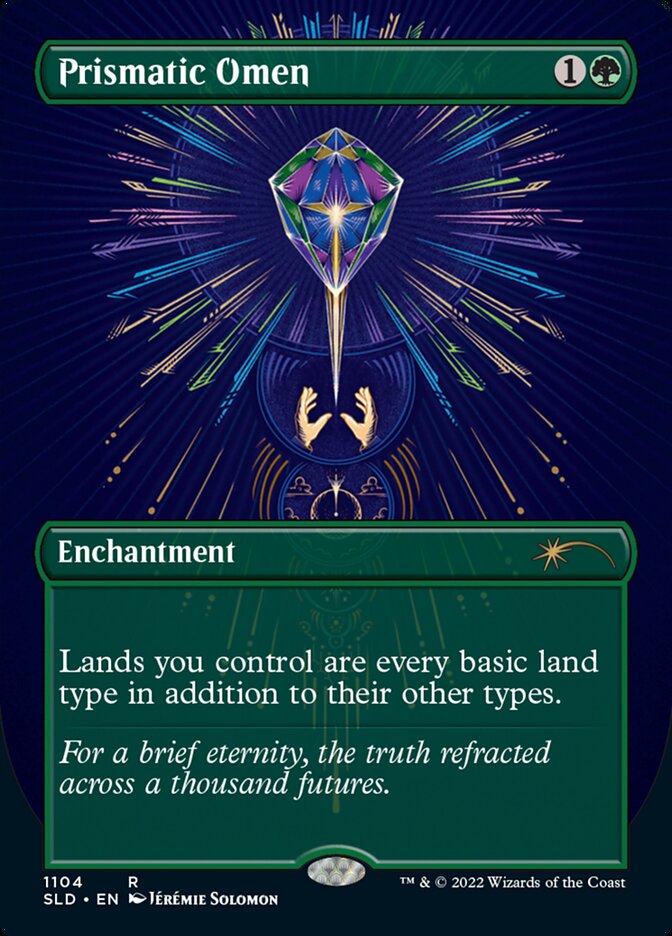 Prismatic Omen (Borderless) [Secret Lair Drop Series] | Cracking-Singles
