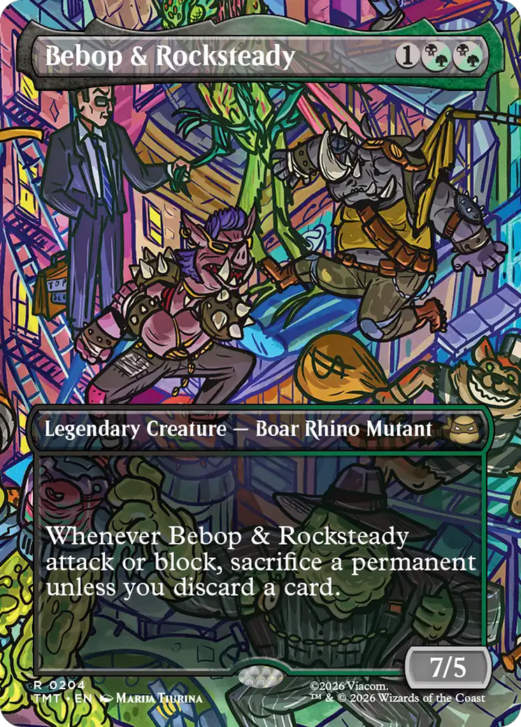 Bebop & Rocksteady (Borderless) [Teenage Mutant Ninja Turtles] | Cracking-Singles