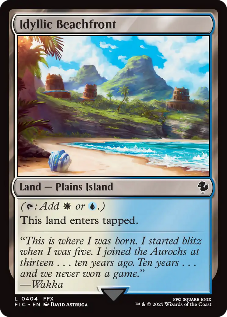 Idyllic Beachfront [FINAL FANTASY Commander] | Cracking-Singles