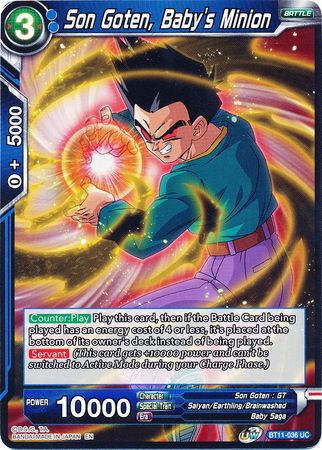 Son Goten, Baby's Minion (BT11-036) [Vermilion Bloodline] | Cracking-Singles