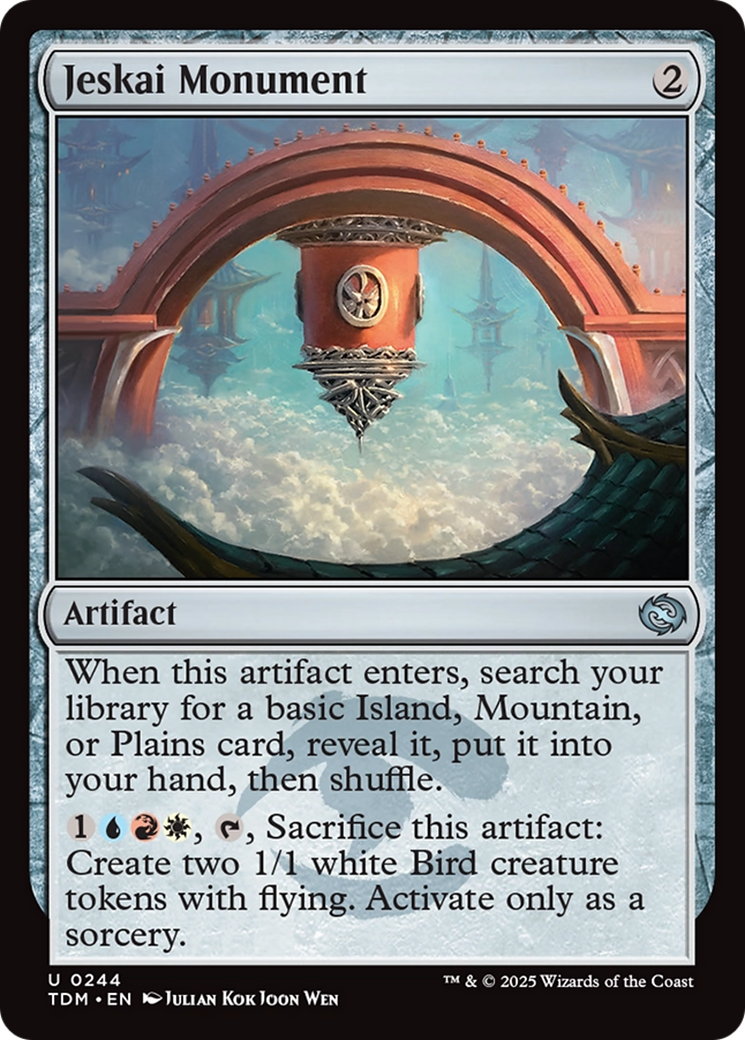 Jeskai Monument [Tarkir: Dragonstorm] | Cracking-Singles