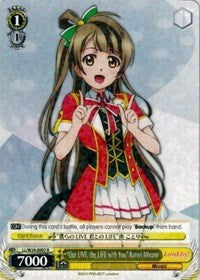 "Our LIVE, the LIFE with You" Kotori Minami (LL/W24-E007 R) [Love Live!] | Cracking-Singles