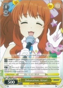 Dekoration, Kirari (IMC/W41-E022 C) [The iDOLM@STER Cinderella Girls] | Cracking-Singles