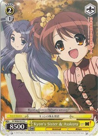 Kyon's Sister & Asakura (SY/W08-E019 C) [The Melancholy of Haruhi Suzumiya] | Cracking-Singles