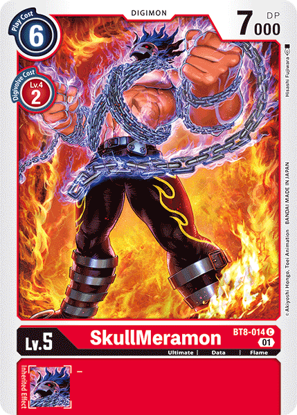 SkullMeramon [BT8-014] [New Awakening] | Cracking-Singles