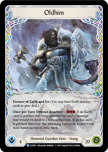 Oldhim [OLD001] (Tales of Aria Oldhim Blitz Deck)  1st Edition Rainbow Foil | Cracking-Singles