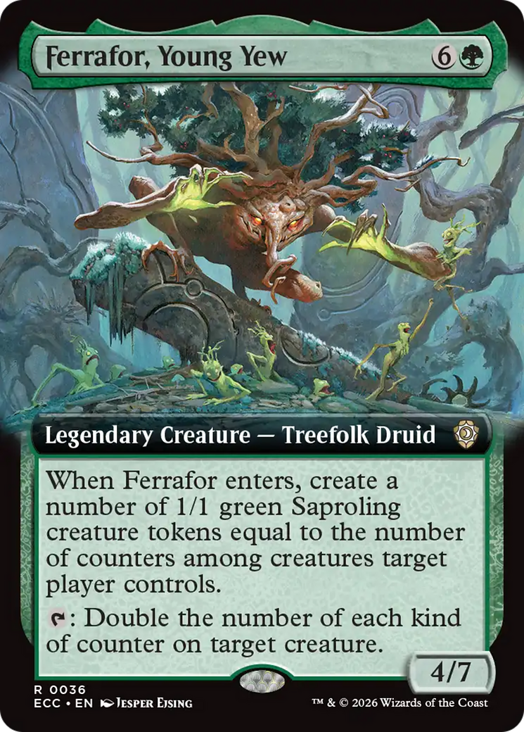 Ferrafor, Young Yew (Extended Art) [Lorwyn Eclipsed Commander] | Cracking-Singles