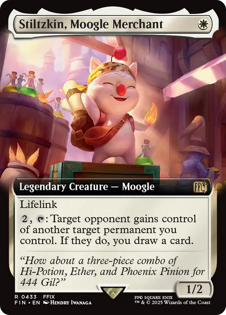 Stiltzkin, Moogle Merchant (Extended Art) [FINAL FANTASY] | Cracking-Singles