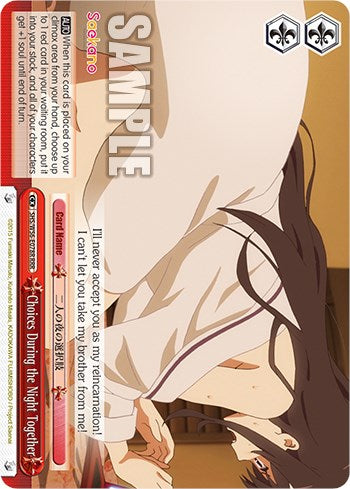 Choices During the Night Together [Saekano: How to Raise a Boring Girlfriend] | Cracking-Singles