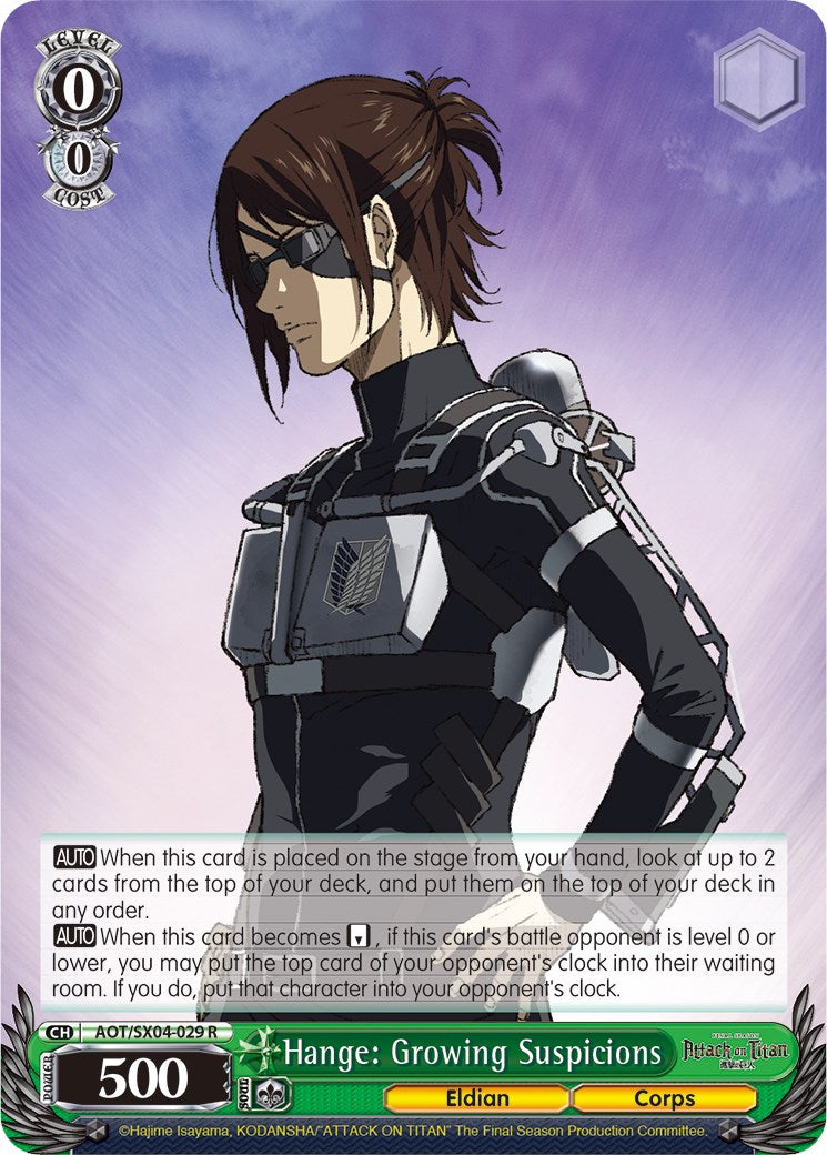 Hange: Growing Suspicions [Attack On Titan: Final Season] | Cracking-Singles