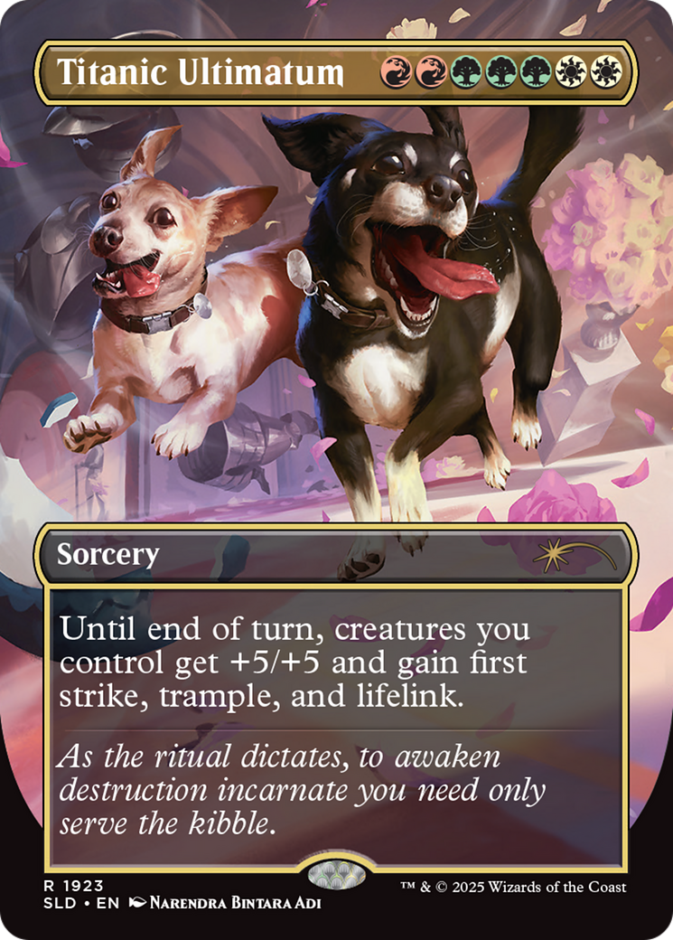 Titanic Ultimatum (1923) (Rainbow Foil) [Secret Lair Drop Series] | Cracking-Singles