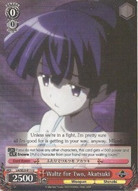 Waltz for Two, Akatsuki (LH/SE20-E11 U) (Alternate Art Foil) [LOG HORIZON] | Cracking-Singles