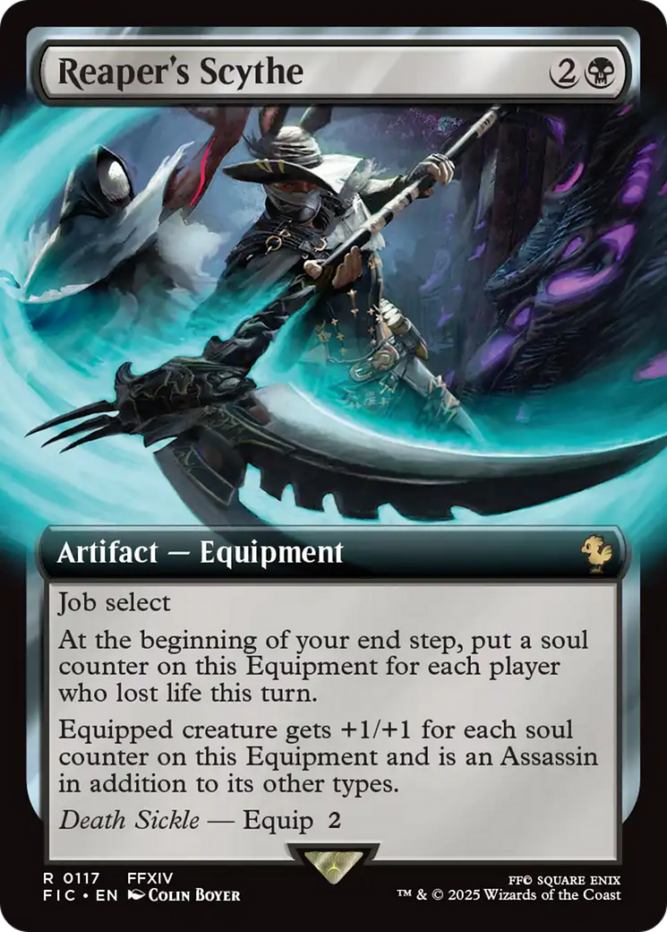 Reaper's Scythe (Extended Art) [FINAL FANTASY Commander] | Cracking-Singles