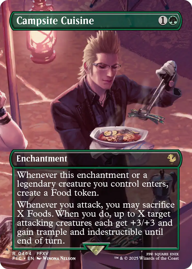 Campsite Cuisine (Borderless) [FINAL FANTASY Commander] | Cracking-Singles