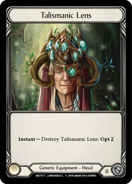 Talismanic Lens [ARC151-C] (Arcane Rising)  1st Edition Cold Foil | Cracking-Singles