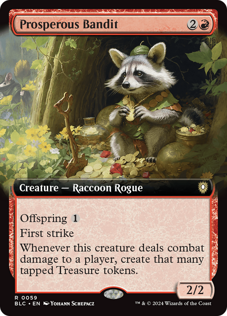 Prosperous Bandit (Extended Art) [Bloomburrow Commander] | Cracking-Singles