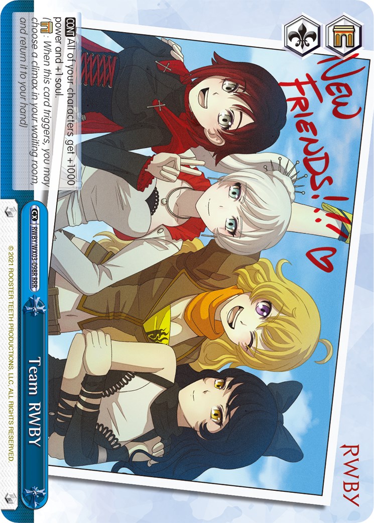 Team RWBY (RWBY/WX03-098R RRR) [RWBY] | Cracking-Singles
